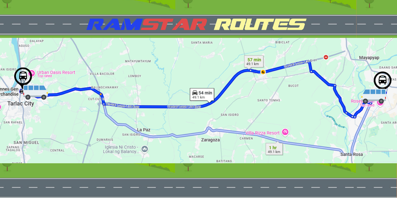 Bus Route for you loyal passenger!